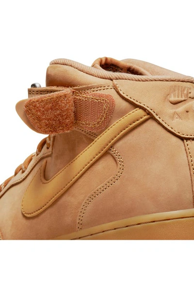 Shop Nike Air Force 1 Mid '07 Sneaker In Flax/ Wheat-brown