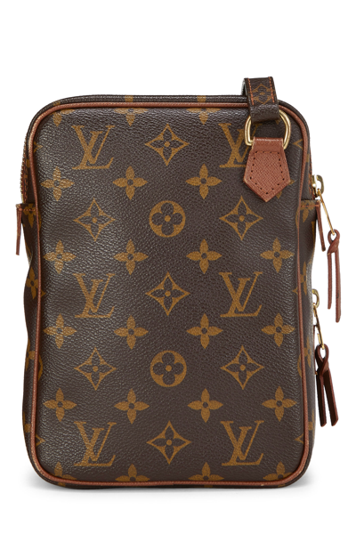 Pre-owned Louis Vuitton Comme Des Garçons X  Monogram Canvas Sac 2 Poches