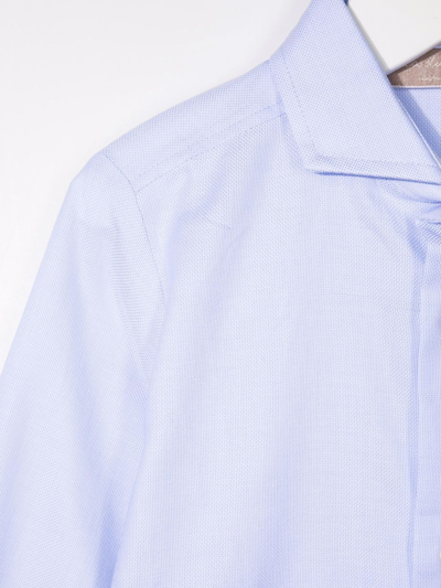 La Stupenderia Classic Button-up Shirt In Blue