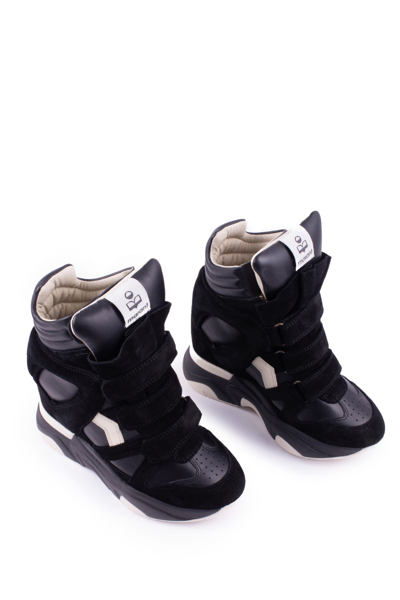 Shop Isabel Marant Balskee Sneakers In Black