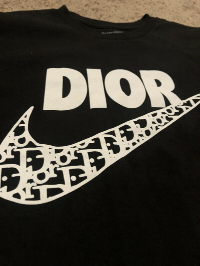 Pre-owned Nike Chinatown Market Dior Tee Shirt Size Medium In Black |  ModeSens