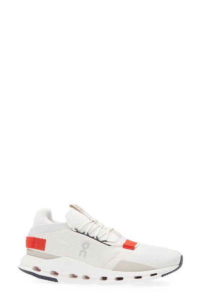 Shop On Cloudnova Sneaker In White/ Red