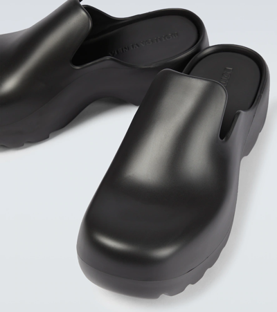 Shop Bottega Veneta Puddle Rubber Sandals In Black