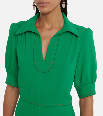 Shop See By Chloé Polo Minidress In Lively Pine