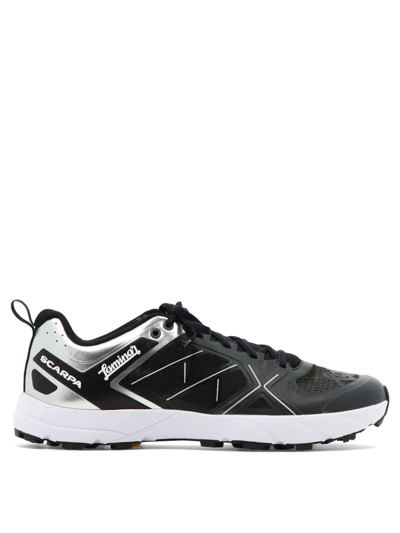 Herno Panelled Low-top Sneakers In Black