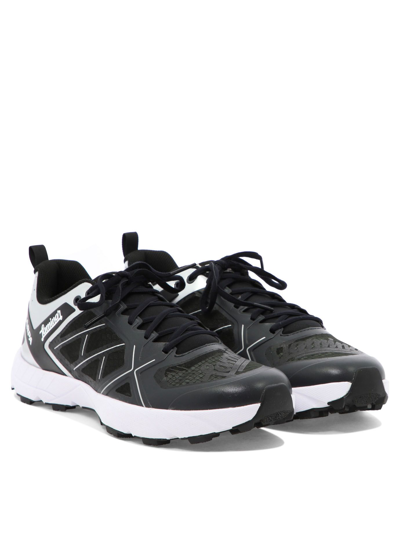 Herno Panelled Low-top Sneakers In Black