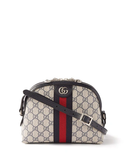 Gucci Small Ophidia GG Supreme Backpack - Blue