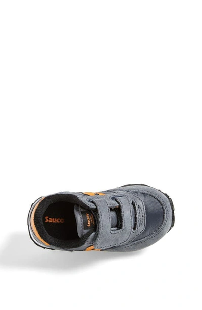 Shop Saucony Jazz Hook & Loop Sneaker In Grey/ Orange
