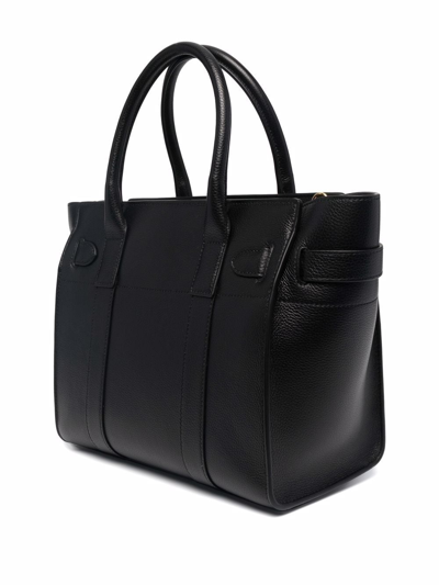 Mulberry Mini Micro Zipped Bayswater In Black