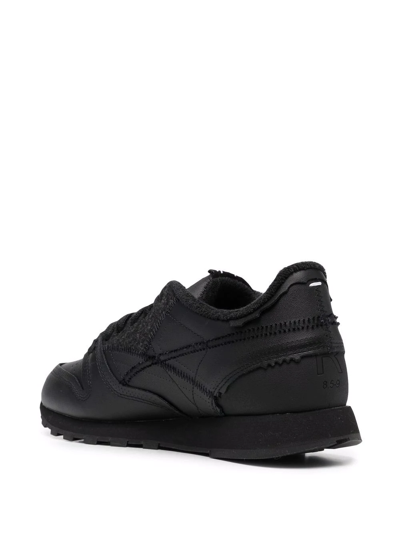 Shop Reebok X Maison Margiela Cl Memory Of Shoes Sneakers In Black
