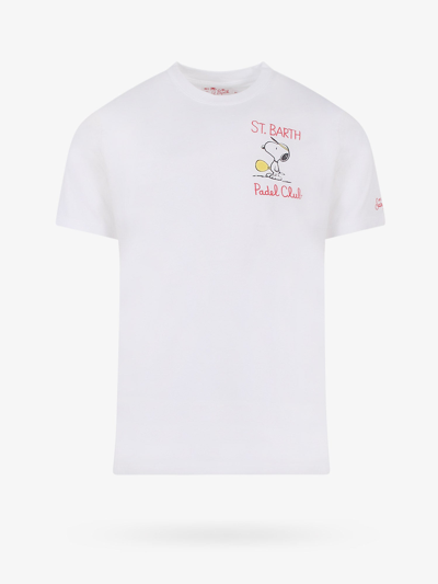 Mc2 Saint Barth X Peanuts™ Snoopy Padel Club T-shirt In White