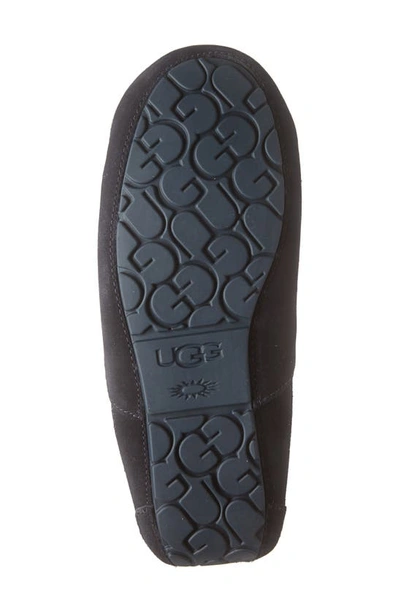 Shop Ugg ® Ascot Leather Slipper In True Navy
