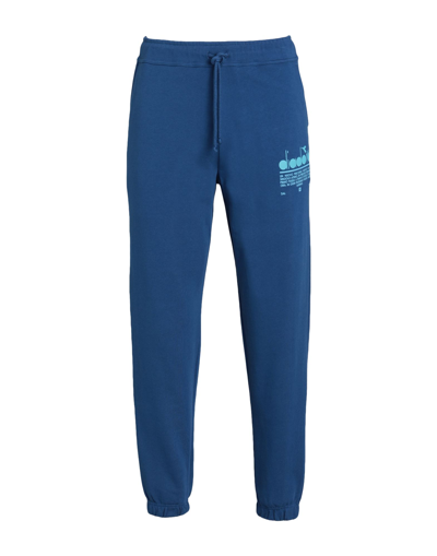 Shop Diadora Equipe Mad Man Pants Blue Size Xs Cotton