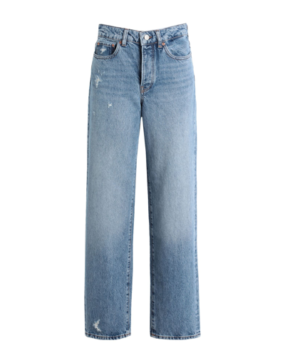 Shop Jjxx By Jack & Jones Woman Jeans Blue Size 28w-32l Cotton