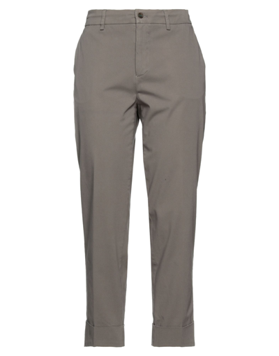 Shop Berwich Woman Pants Grey Size 14 Cotton, Elastane
