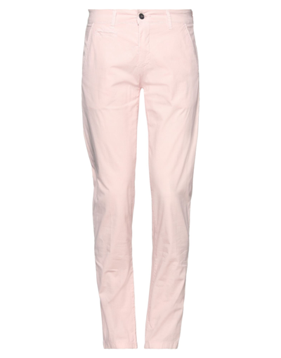 Shop Liu •jo Man Man Pants Light Pink Size 30 Cotton, Elastane