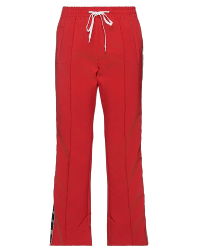 Shop Miu Miu Pants In Red