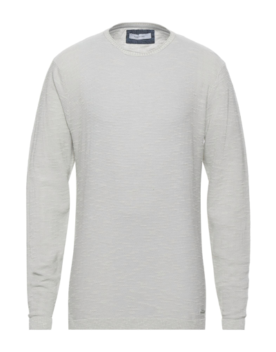 Shop Hamaki-ho Man Sweater Light Grey Size Xxl Cotton