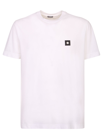 Shop Zanone Patch T-shirt In White