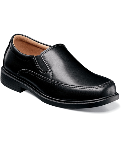Shop Florsheim Little Boys Bogan Moc Toe Jr. Slip On Ii Shoes In Black