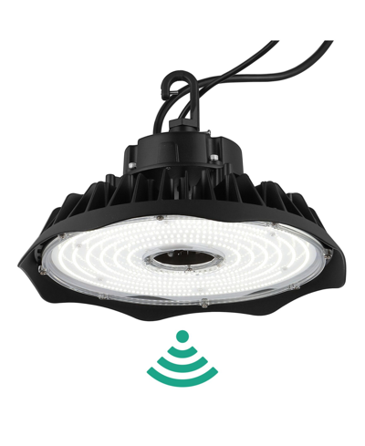 Jonathan Y 200-watt Integrated Led Motion Sensor High Bay Indoor And Outdoor Ufo Light With 26000 Lumens 5000k In Black