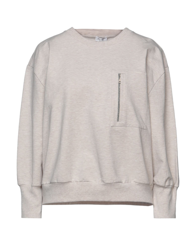 Shop Brunello Cucinelli Sweatshirts In Light Grey
