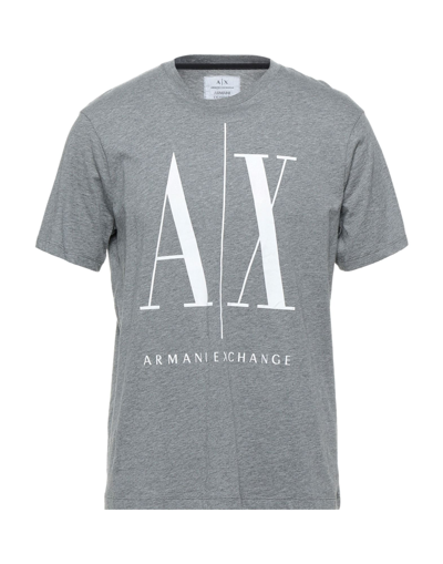 Armani Exchange T-shirts In Grey