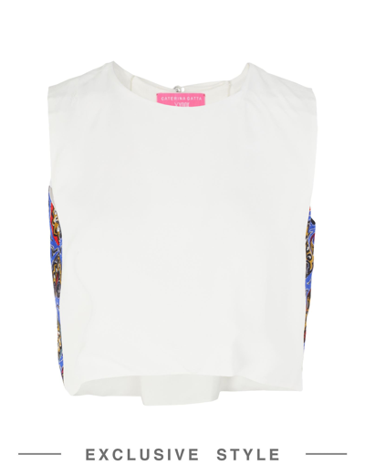 Caterina Gatta X Yoox Tops In White
