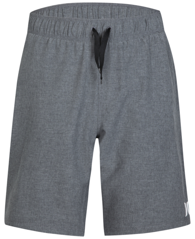 Shop Hurley Big Boys Stretch Hybrid Pull-on Shorts In Black