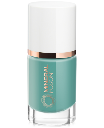 Shop Mineral Fusion Nail Lacquer In Real Teal (teal Blue)
