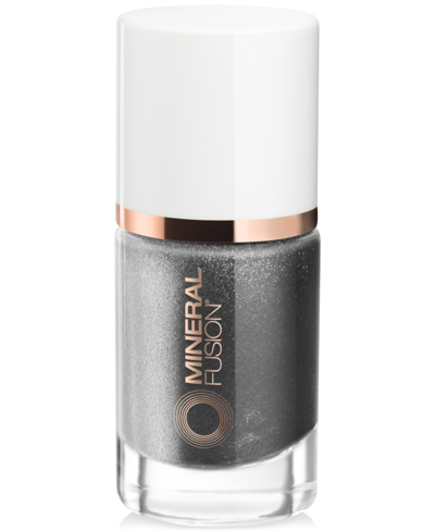 Shop Mineral Fusion Nail Lacquer In Silver Lining (shimmery Silver Metallic)