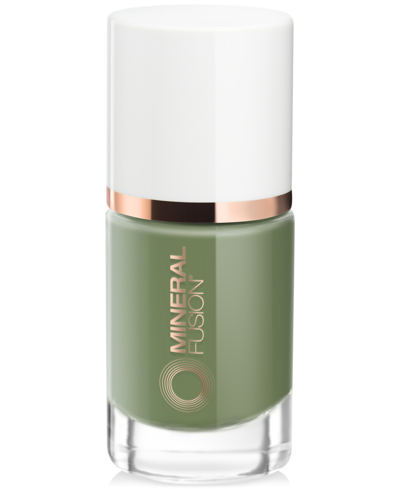 Shop Mineral Fusion Nail Lacquer In Olive You (olive With Grey Undertones)