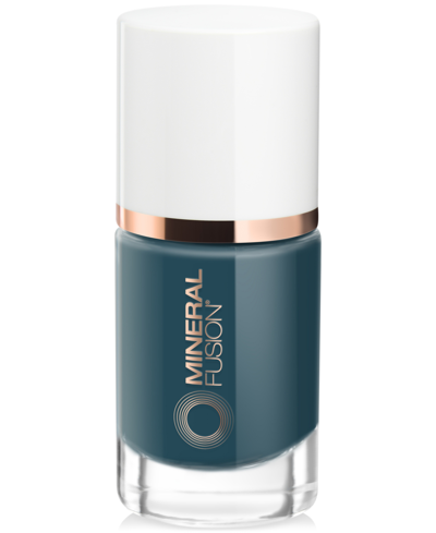 Shop Mineral Fusion Nail Lacquer In Perfect Storm (denim Blue)