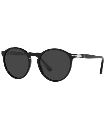 Shop Persol Unisex Polarized Sunglasses, Po3285s 52 In Black
