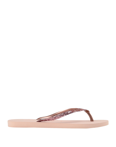 Shop Havaianas Woman Thong Sandal Pink Size 11/12 Rubber