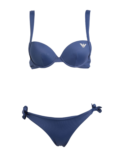 Emporio Armani Bikinis In Dark Blue | ModeSens