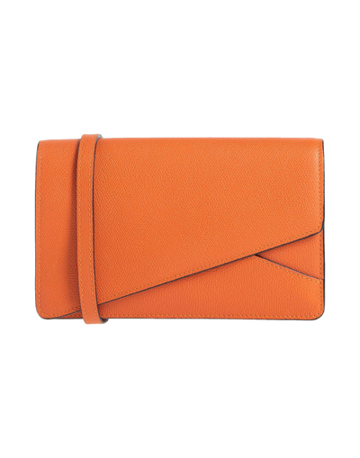 Shop Valextra Handbags In Orange