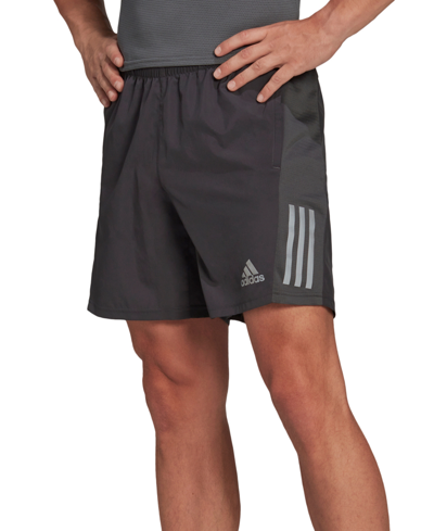 Shop Adidas Originals Men's Aeroready 7" Running Shorts In Grey