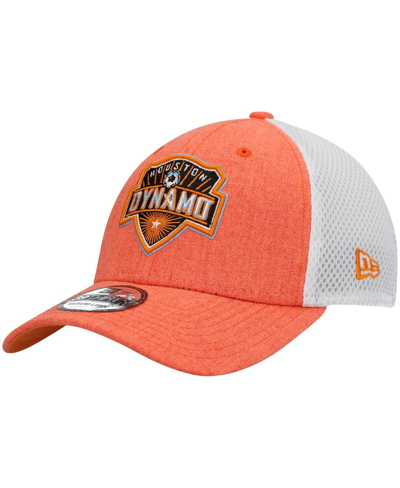 Shop New Era Men's Orange Houston Dynamo Fc Neo 39thirty Flex Hat