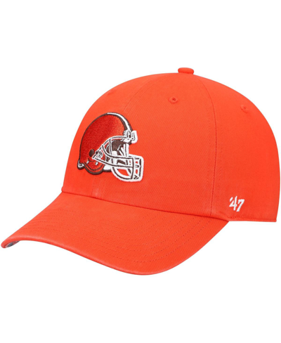 Shop 47 Brand Men's X Zubaz Orange Cleveland Browns Undervisor Clean Up Adjustable Hat