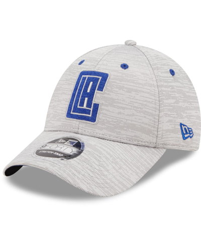 Shop New Era Men's Gray La Clippers Outline 9forty Snapback Hat
