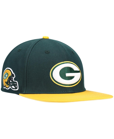 Shop Pro Standard Men's Green, Gold Green Bay Packers 2tone Snapback Hat In Green/gold