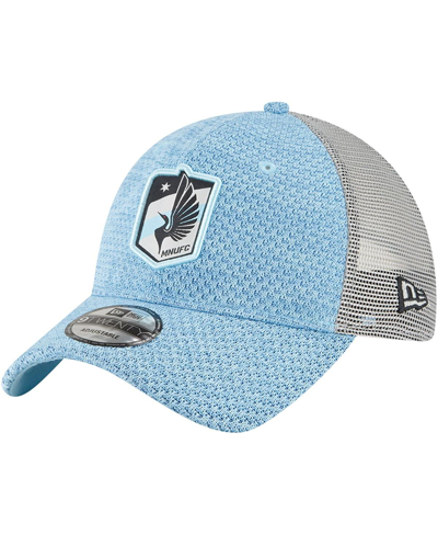 Shop New Era Men's Light Blue Minnesota United Fc Kick Off 9twenty Trucker Snapback Hat