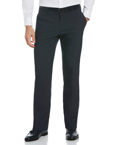 Shop Perry Ellis Men's Slim Fit Stretch Washable Suit Pants In Navy