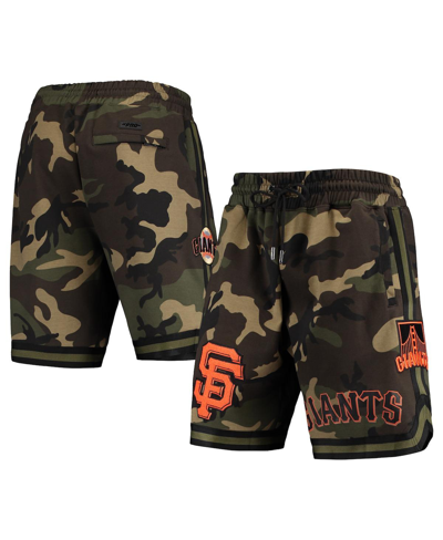 Shop Pro Standard Men's  Camo San Francisco Giants Team Shorts