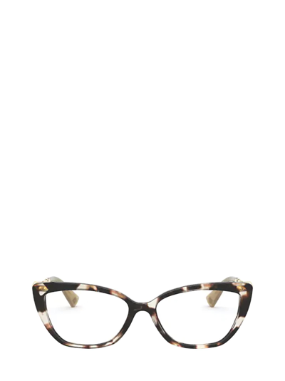 Shop Valentino Va3045 Havana Brown Glasses