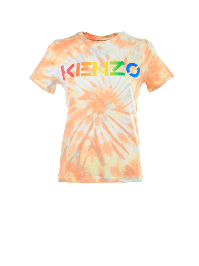 Shop Kenzo T-shirt In Peach