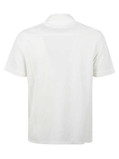 Shop Ermenegildo Zegna Regular Plain Polo Shirt In White