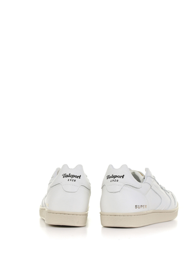Shop Valsport Super Sneaker In Suede And Mesh In Bianco Bianco