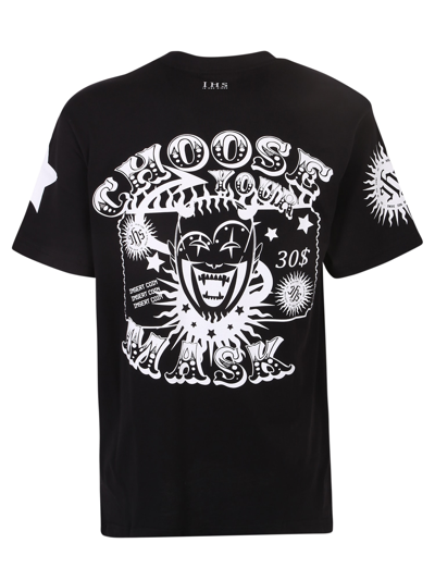 Shop Ihs Graphic Print T-shirt In Black